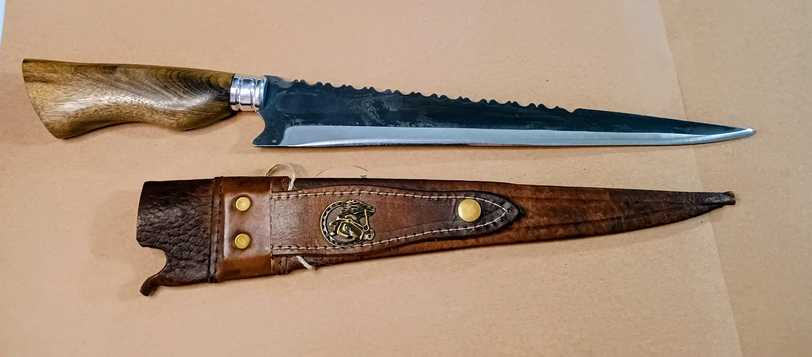 Faca Javalizeira Aço Carbono 3mm 12