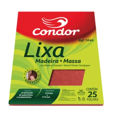 LIXA MADEIRA / MASSA GR150 REF1040 CONDOR
