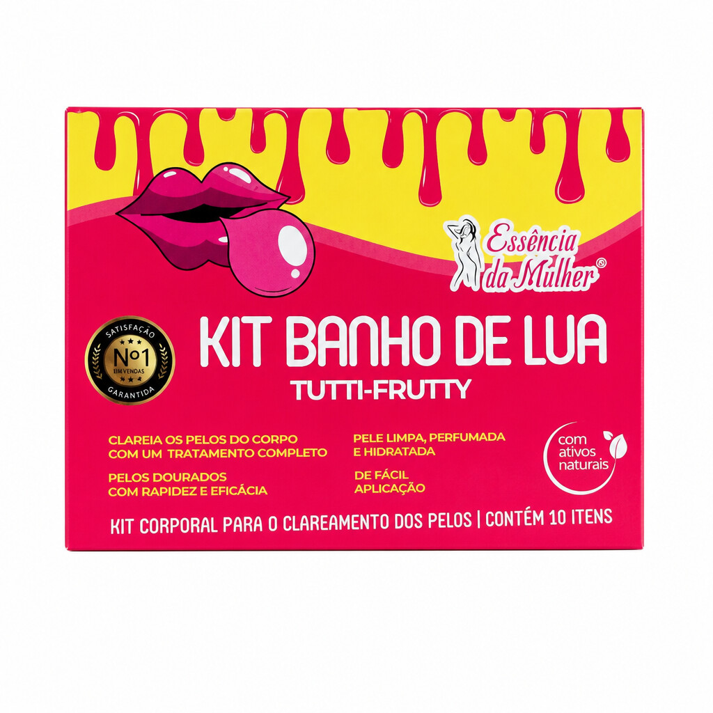 Kit banho de Lua Tutti-Fruitty - Essência da Mulher 