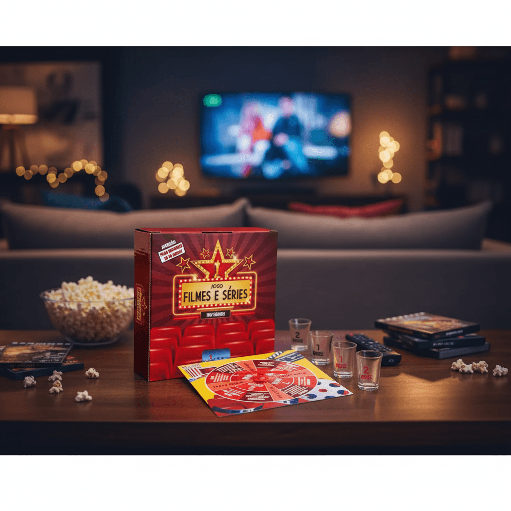 Jogo Roleta Filmes e Séries com 4 Shots Unika