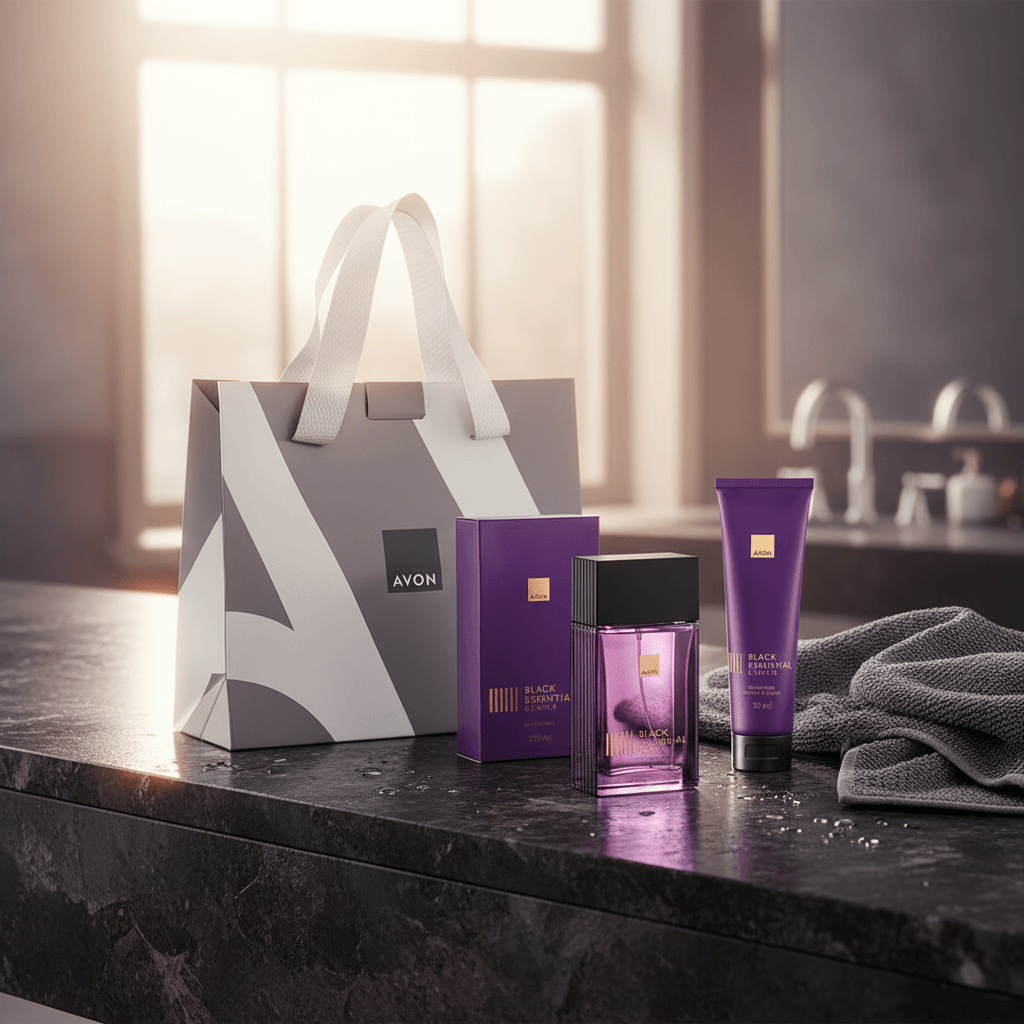 Presente Avon Black Essential Charm Especial