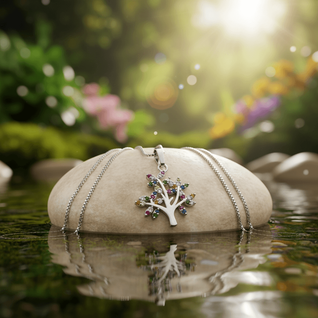  COLAR ARVORE DA VIDA COLOR