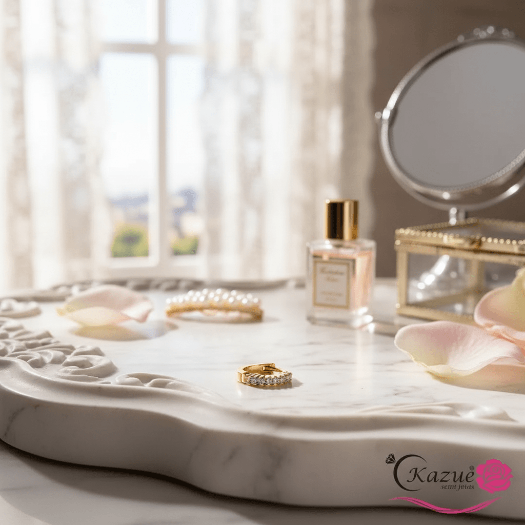 PIERCING ARGOLINHA ZIRCONIA MEDIA