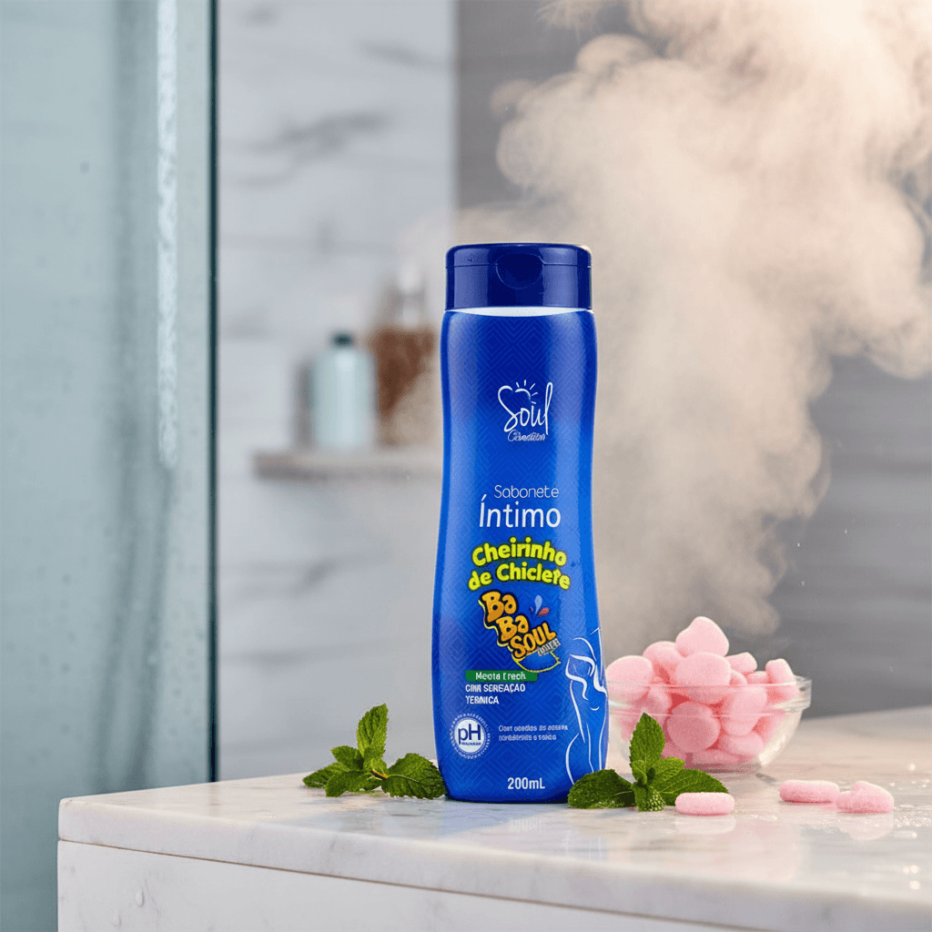 Sabonete Íntimo Baba Soul – Cheirinho de Chiclete Menta Fresh – 200ml