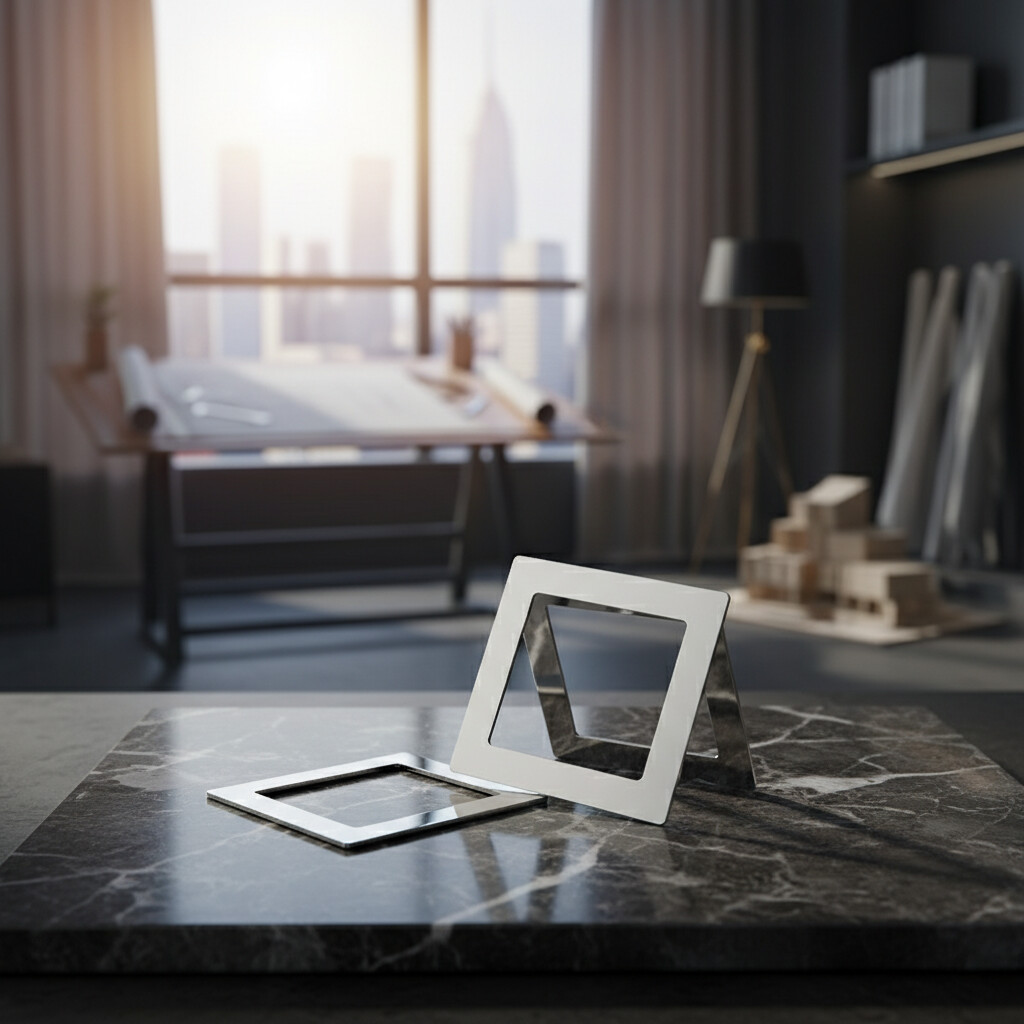 Brincos Quadrados Abertos