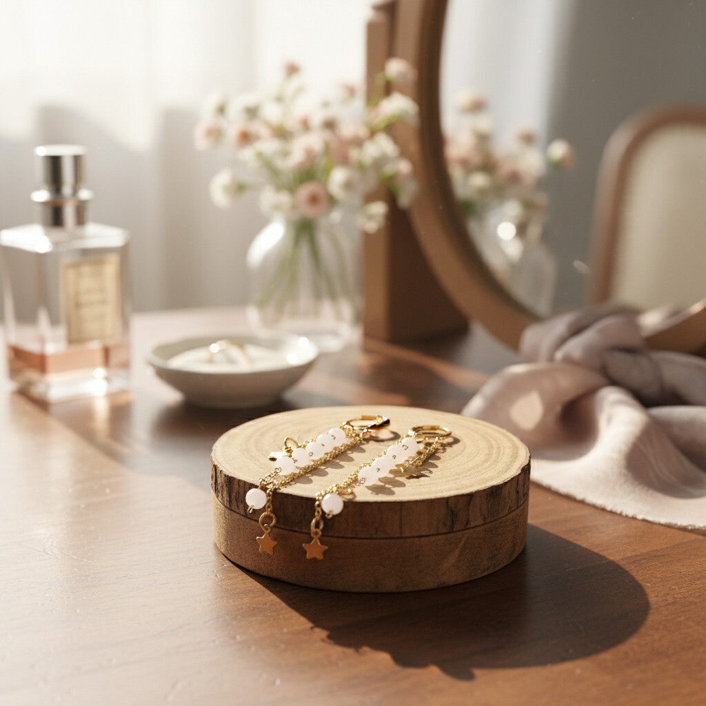 Brinco Corrente com Bolas