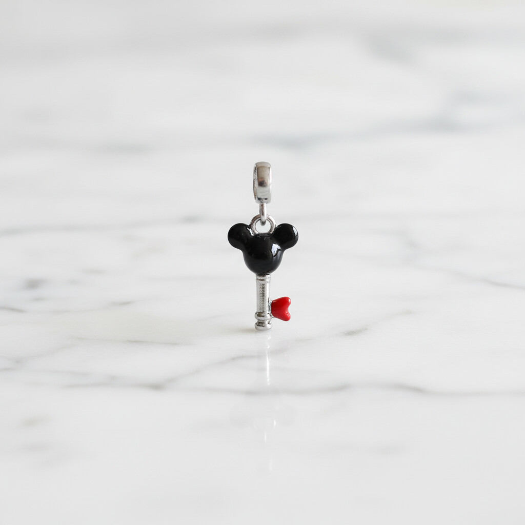 Pingente Chave com Coração