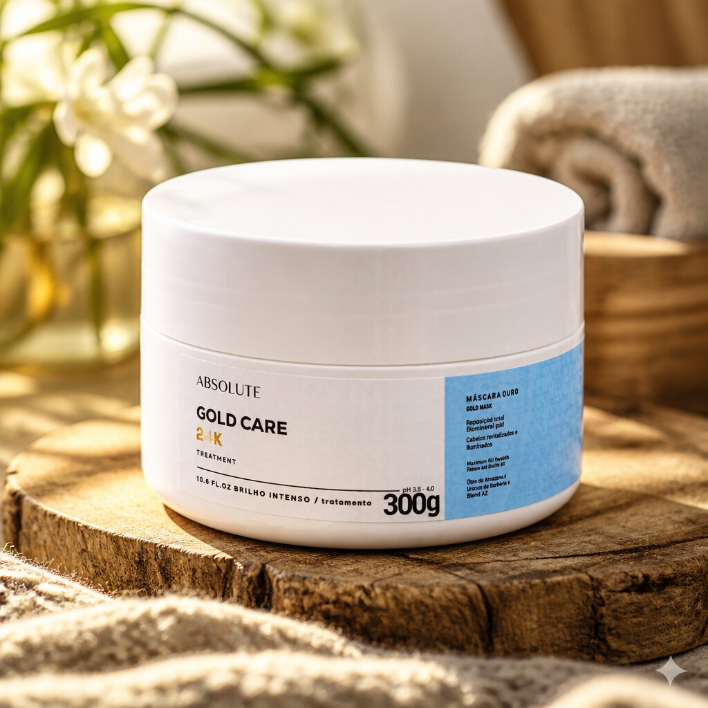 Máscara Ouro 24K 300g