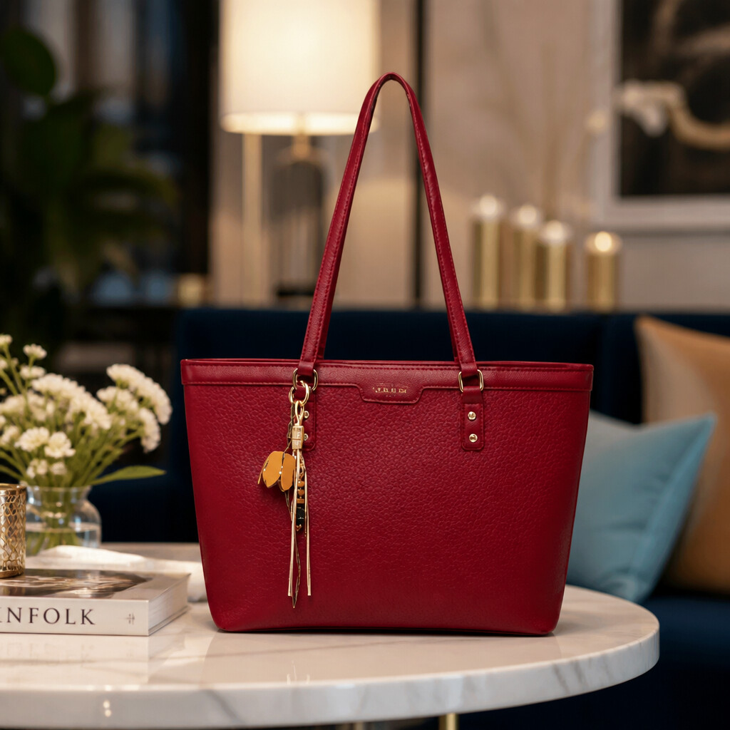 Bolsa  Vermelha Elegante