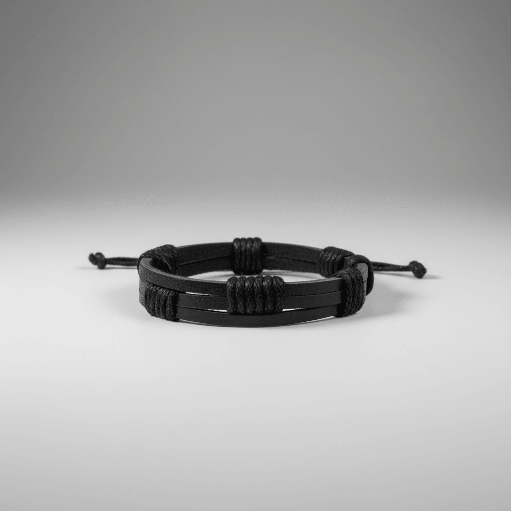 Pulseira couro Masculina 