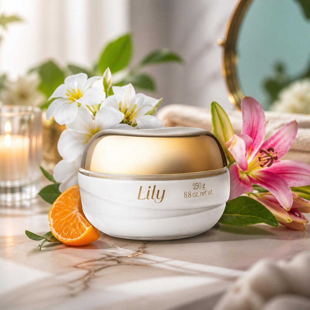 Creme Acetinado Hidratante Desodorante Corporal Lily 250g