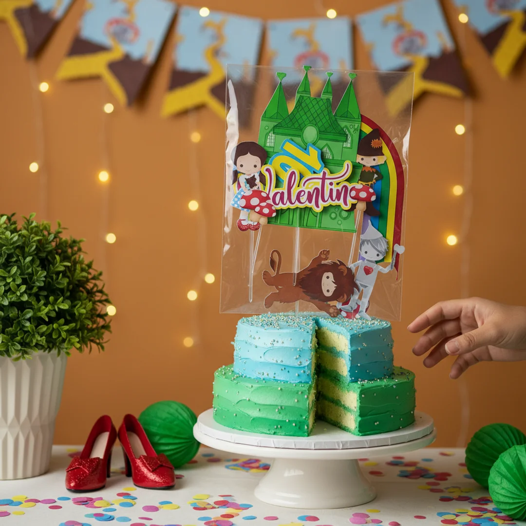 Topos e bolo Mágico de Oz 