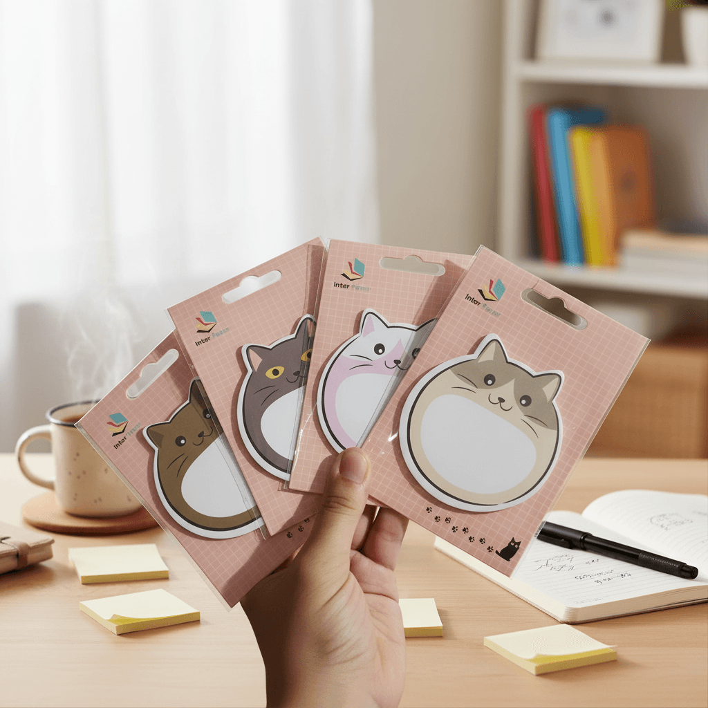 BLOCO ADESIVO GATINHO