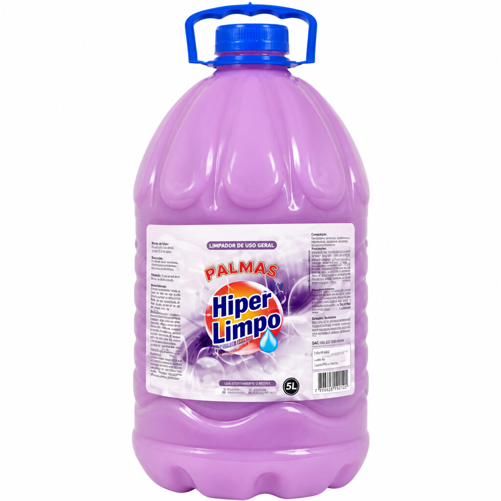 Limpado Perfumado de uso Geral 5L  Hiper Limpo- Palmas 
