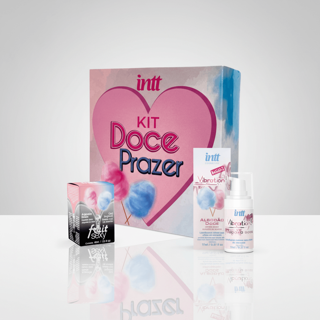 Kit Doce Prazer com 1 Fruit 40g e 1 Vibration 17 ml Intt