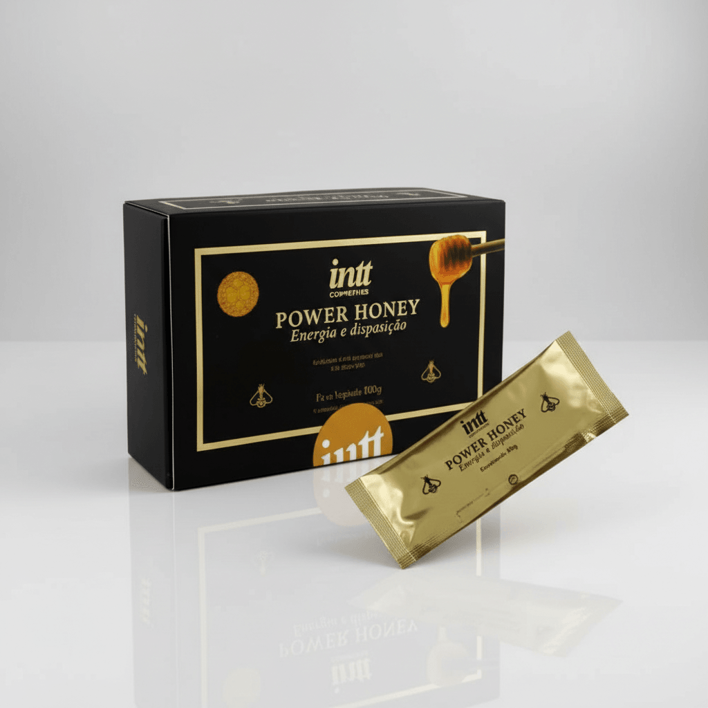Power Honey Energia e Disposição Suplemento Alimentar Liquido Unissex em Sachê 10g Intt