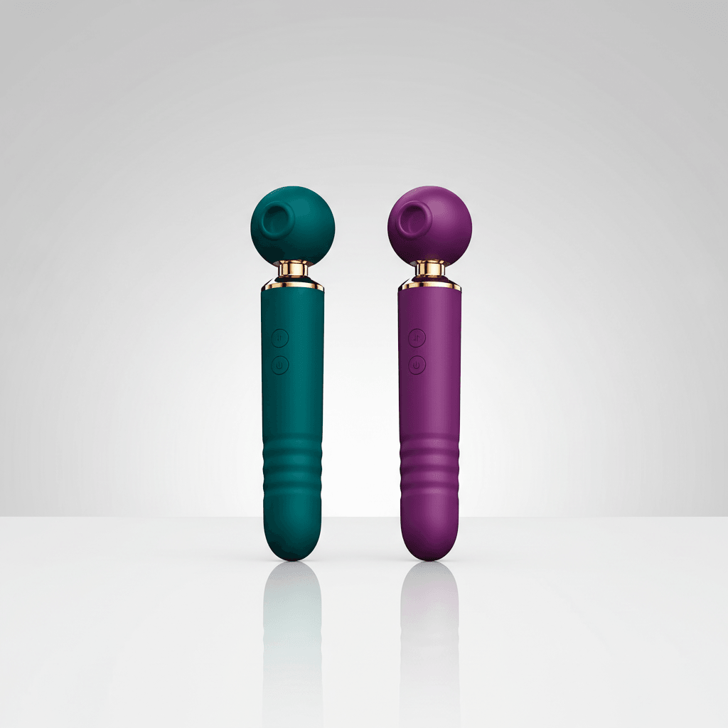 Vibrador Varinha Mágica com 10 Modos de Dedilha, Sobe e Desce e Pulsação