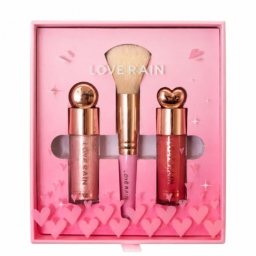 Kit de Maquiagem - Iluminar e Blush Líquido