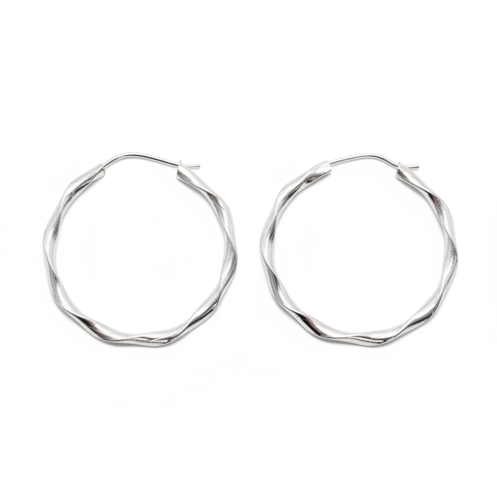 Argola Ondulada 2,8cm