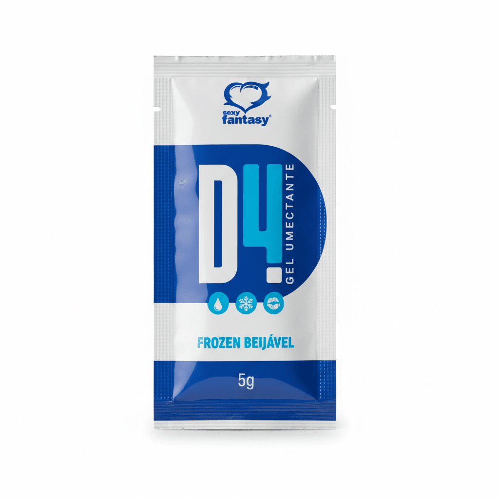D4 Gel Umectante Ice Beijável Menta 5g