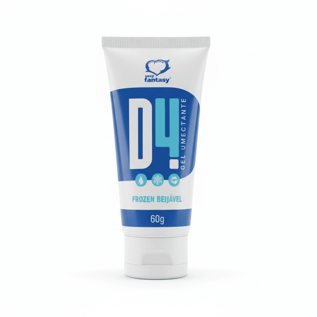 D4 Gel Umectante Ice Beijável Menta 60g