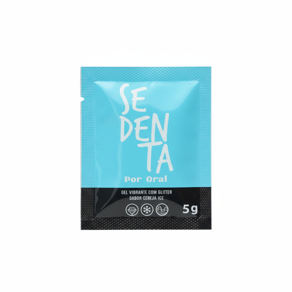 Gel Vibrante Cereja Ice 5g Sachê 