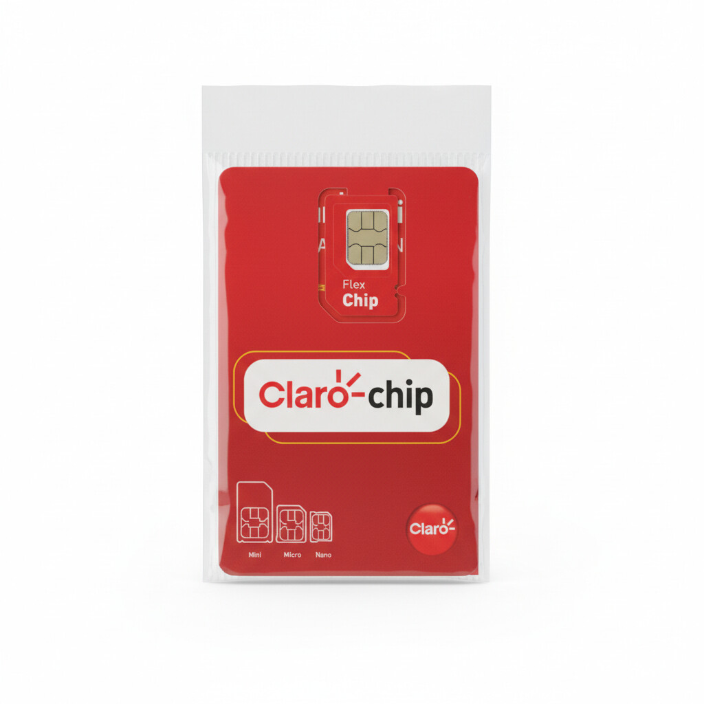 Chip Claro - Conectividade confiável com Claro.