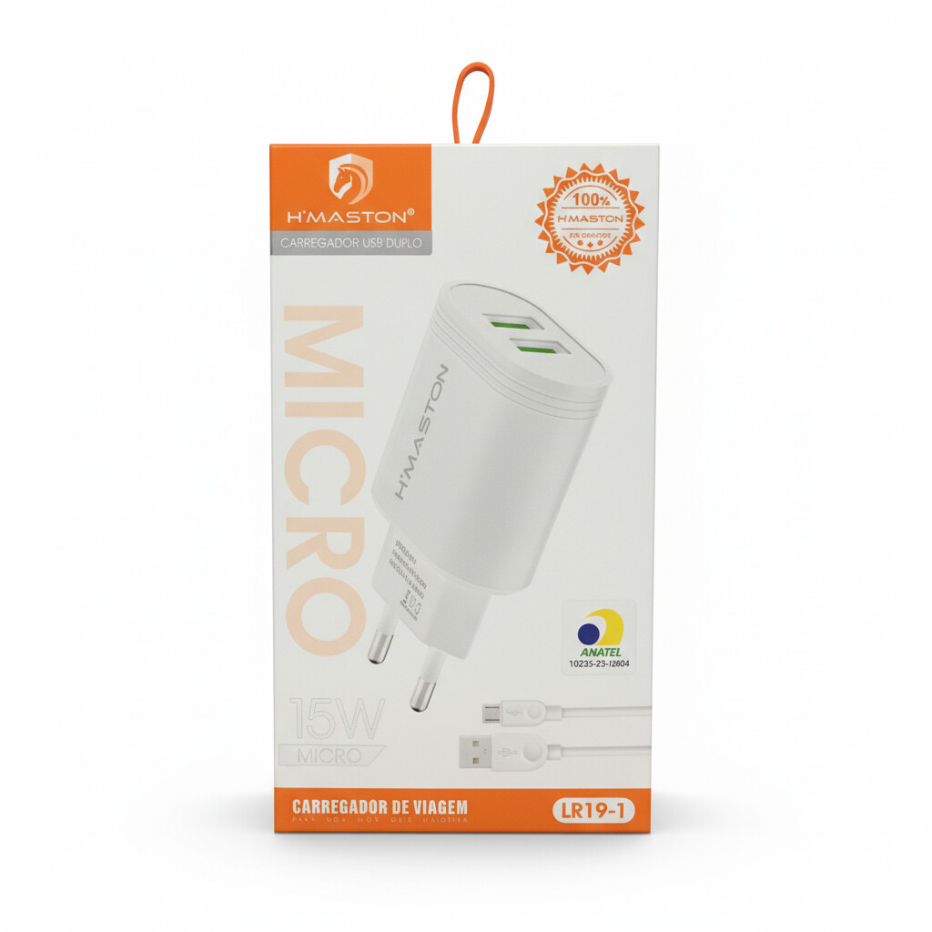 Carregador Completo Micro 15W H’maston LR19-1