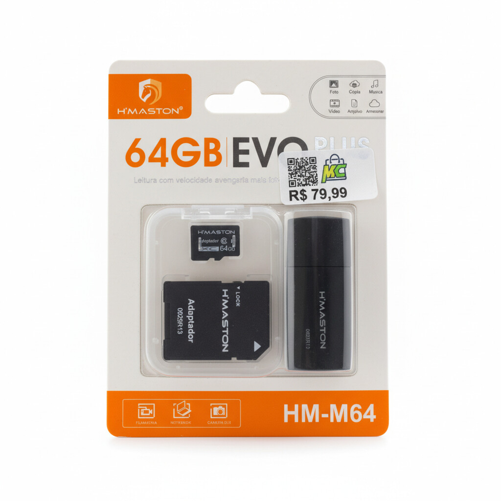 Cartão de memória 64GB H’maston HM-M64