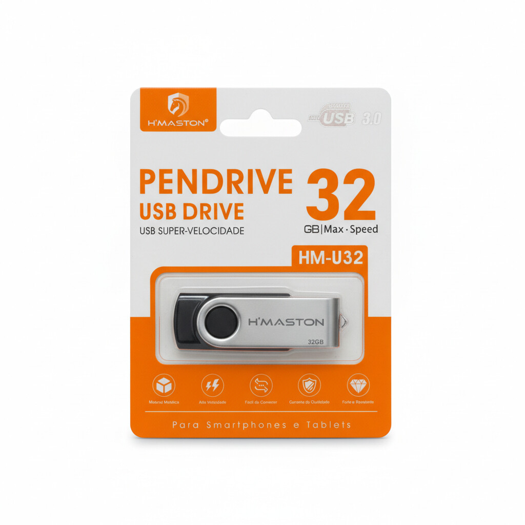 Pendrive 32GB H’maston 3.0 HM-U32