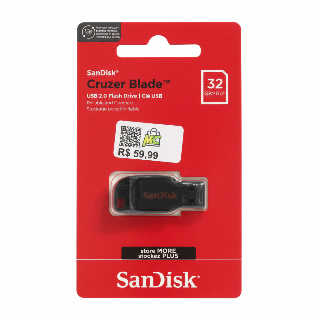 Pendrive Cruzer Blade 32GB Sandisk 2.0 