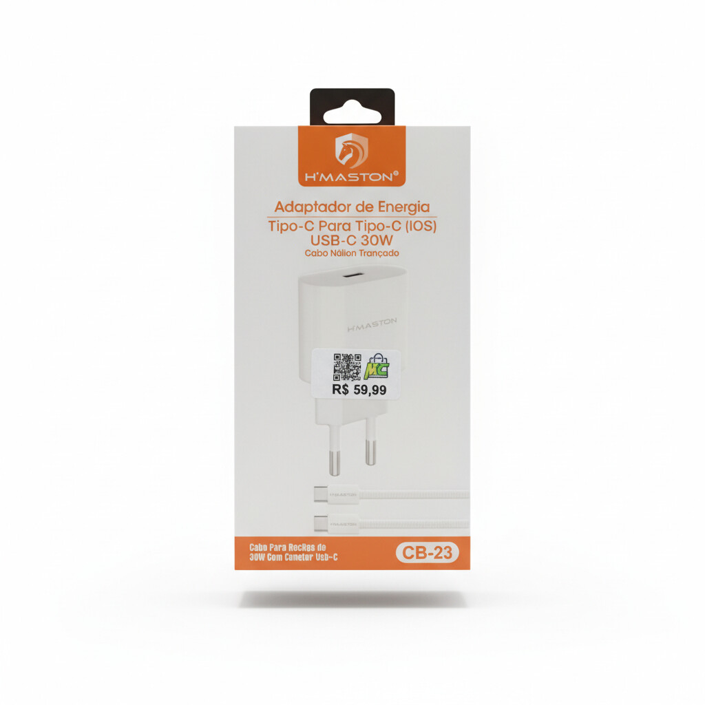 Carregador turbo Tipo C para Tipo C H’maston CB23