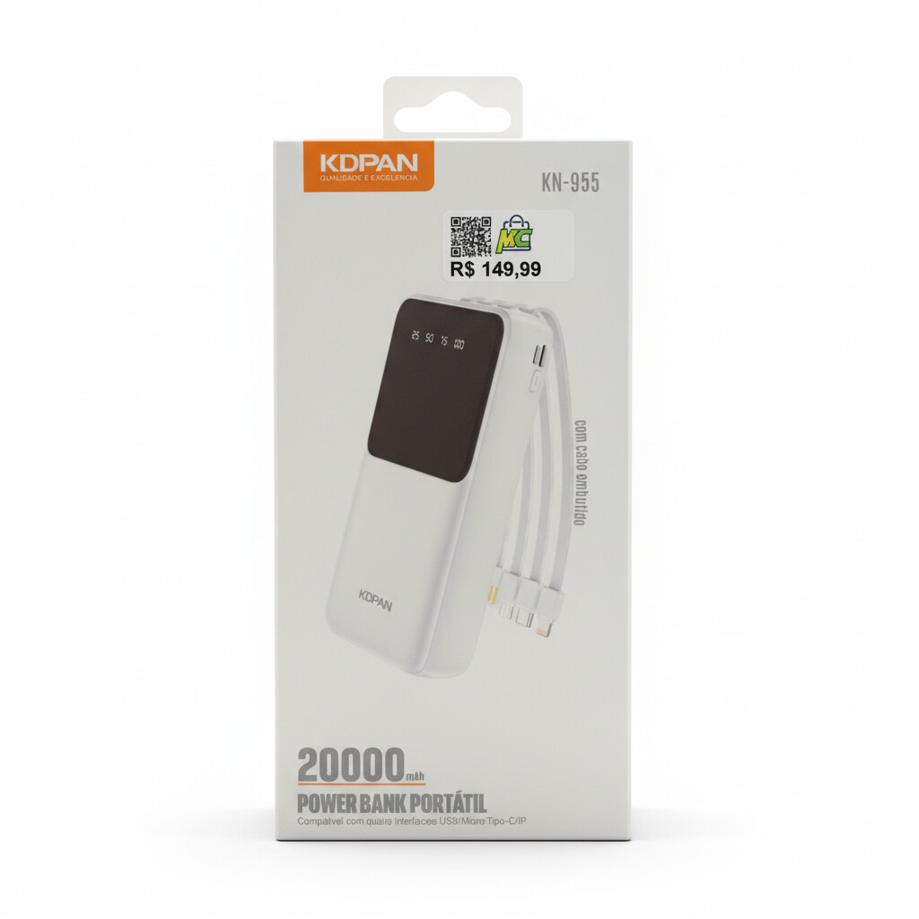Power Bank KDPAN 20.000mAh KN-955