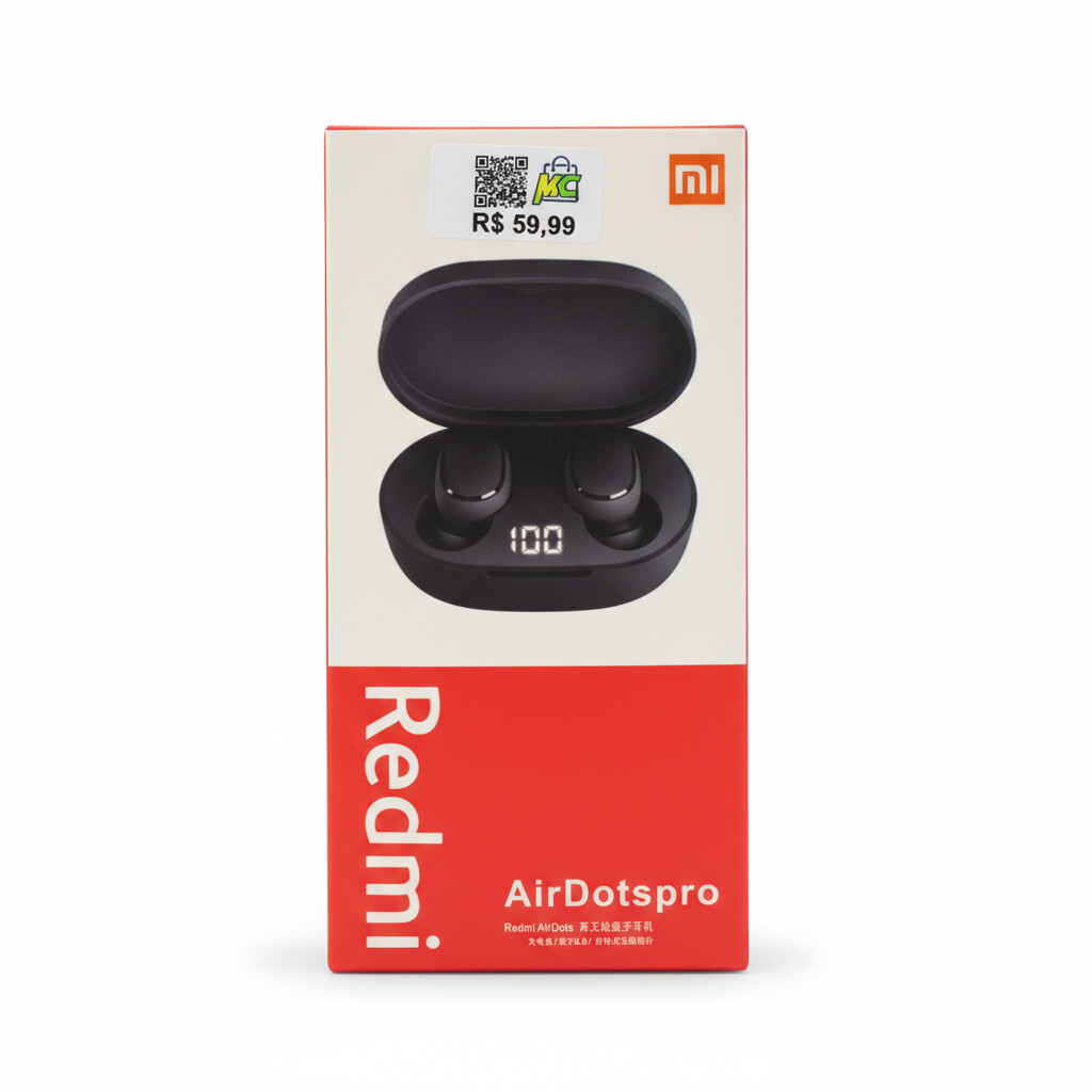 Fone Bluetooth Airdots – Liberdade e qualidade sonora em um só produto.