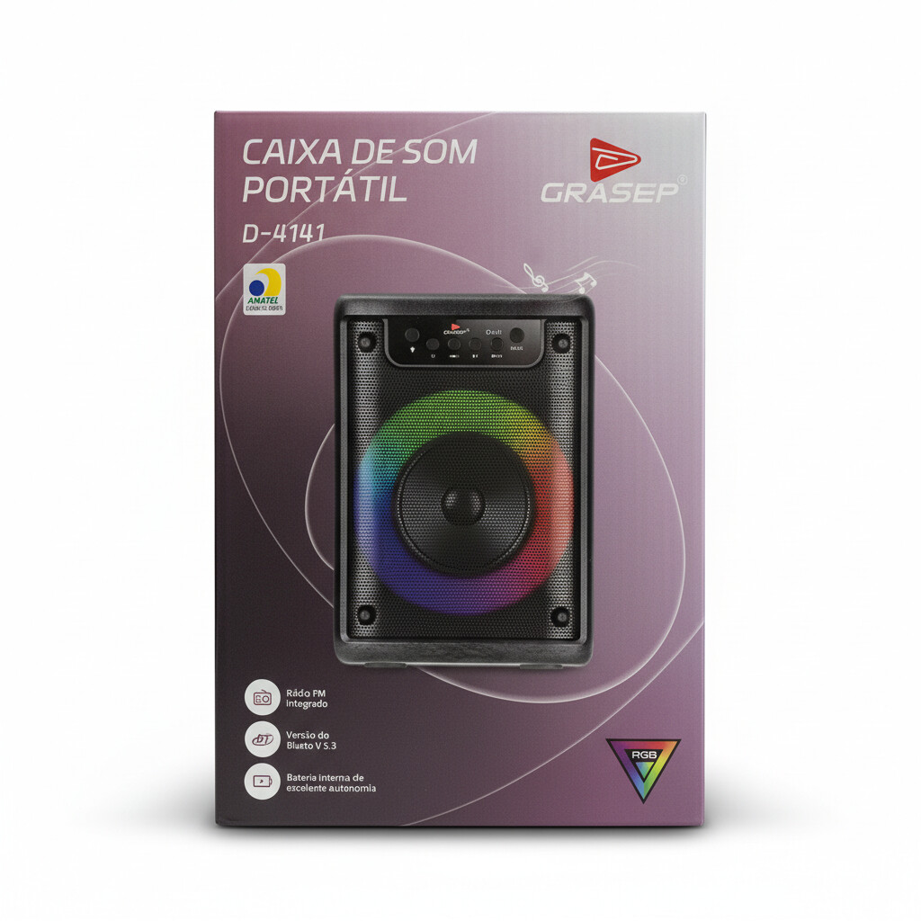 Caixa de som Bt Grasep D-4141