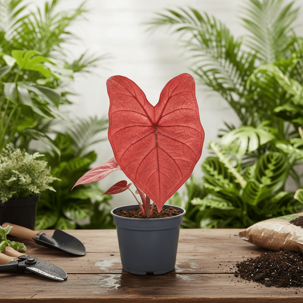 Caladium Americano Salmão 