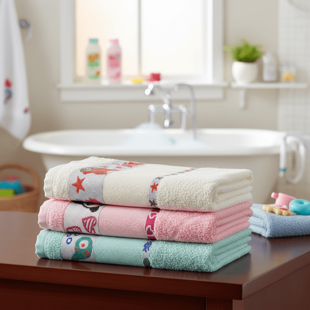 Toalha de banho infantil