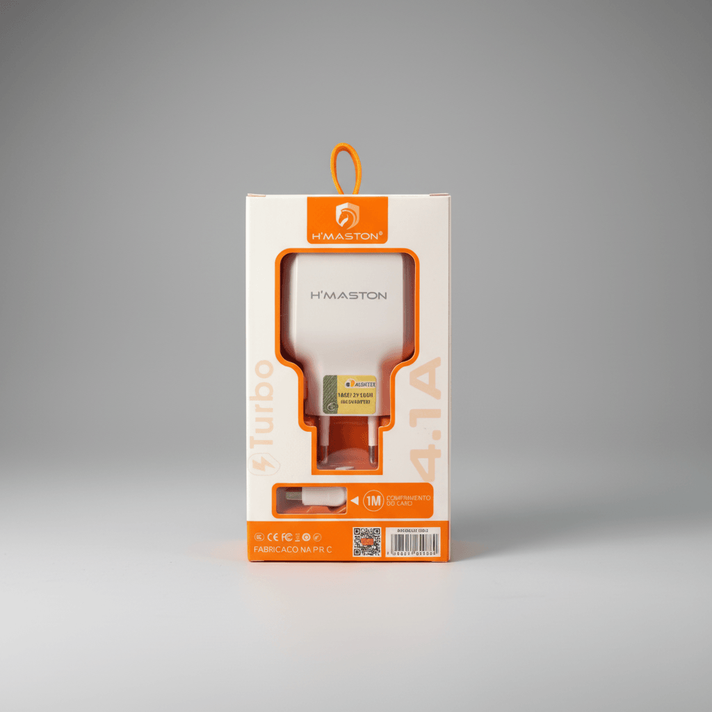 Carregador H’maston iPhone completo 4.1A