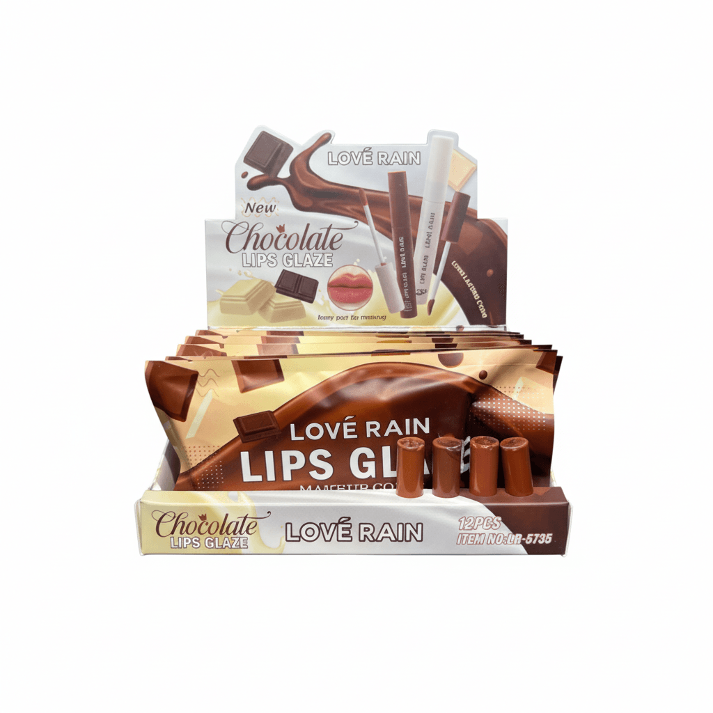 Saquinho com 4 gloss de chocolate 🍫 